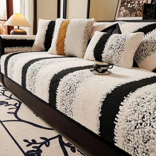 Limra Dokuma Kaymaz Tabanlı Koltuk Örtüsü Seti